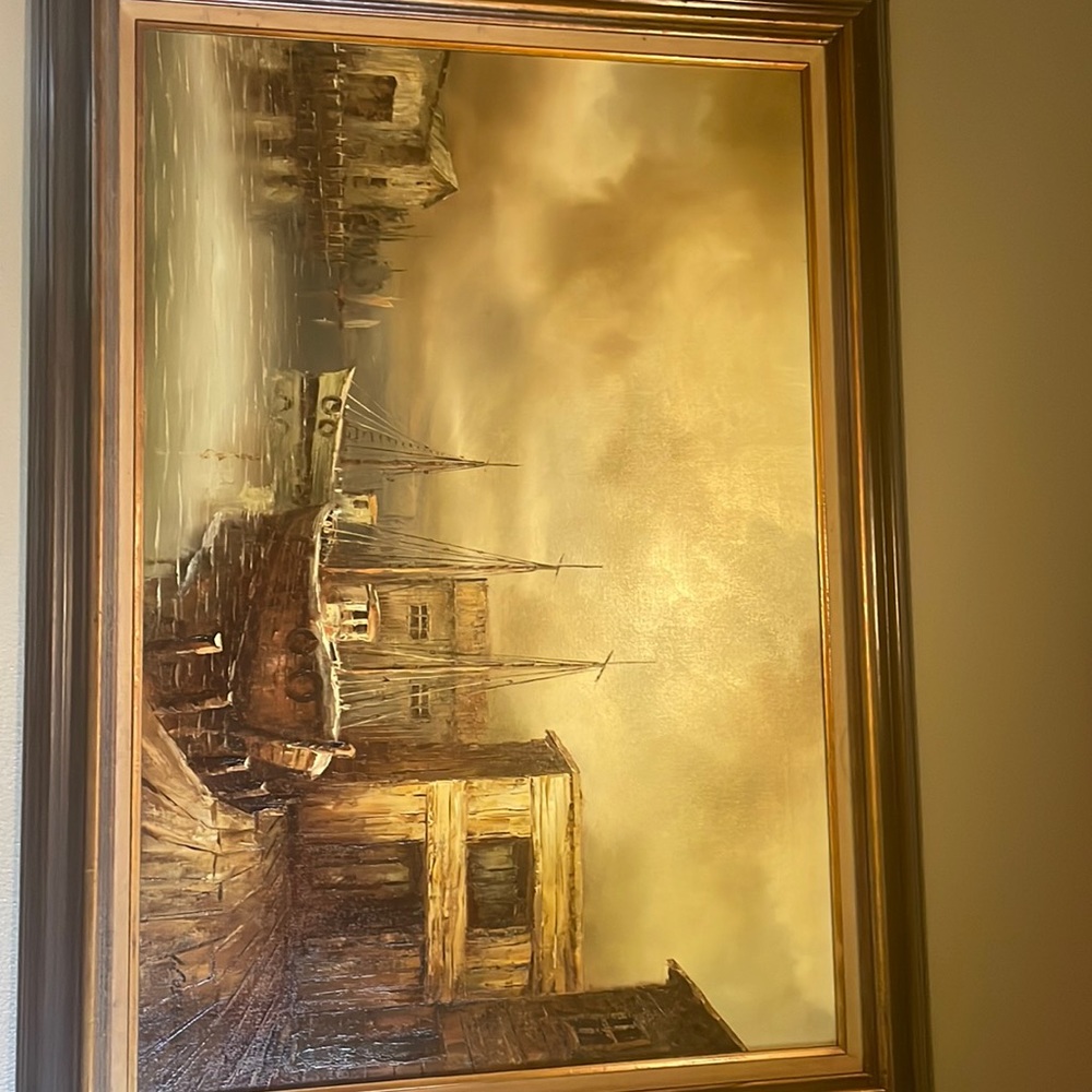 I. Costello Harbor painting.